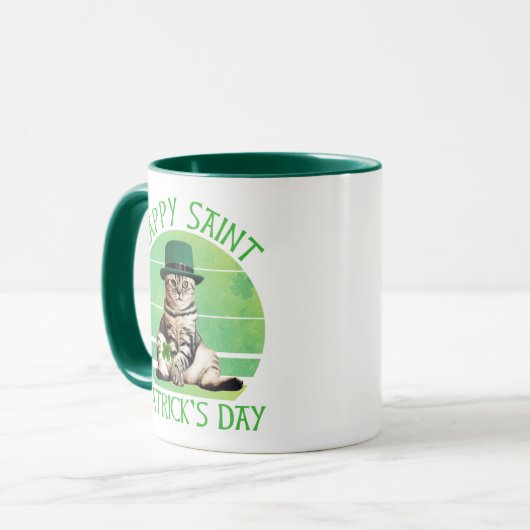 Happy Saint Catrick's Day Mok (Voorkant links)