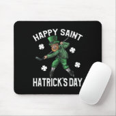 Happy Saint Hatricks Day St Patrick's Day Hockey L Muismat (Met muis)