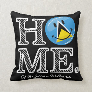 Happy Saint Lucian Flag House Warmer Kussen