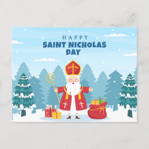 Happy Saint Nicholas Day Gifts Feestdagenkaart