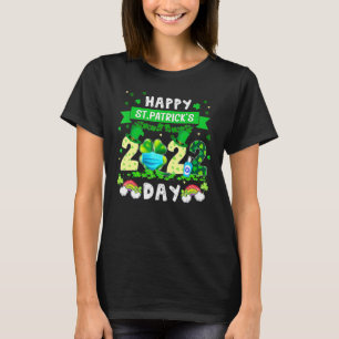 Happy Saint Patrick's Day 2022 Irish Shamrock Face T-shirt
