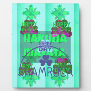 Happy Saint Patrick's Day Hakuna Matata Art Print Fotoplaat