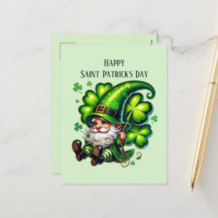 Happy Saint Patrick's Day kabouter Feestdagenkaart