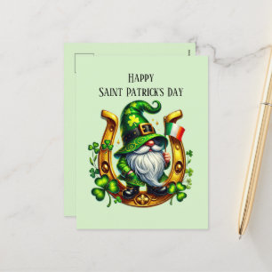 Happy Saint Patrick's Day kabouter Feestdagenkaart