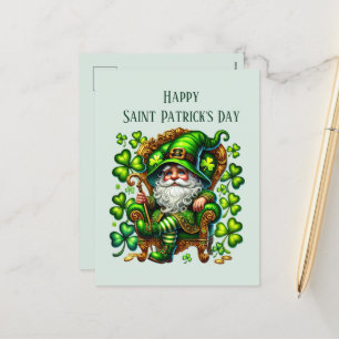 Happy Saint Patrick's Day kabouter tekst toevoegen Feestdagenkaart