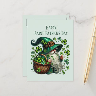 Happy Saint Patrick's Day kabouter tekst toevoegen Feestdagenkaart