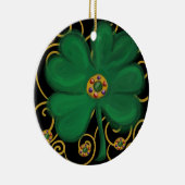 Happy Saint Patrick's Day Keramisch Ornament (Rechts)