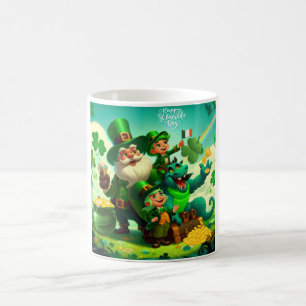 Happy Saint Patrick's Day kleurrijk Koffiemok