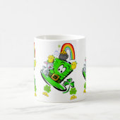 Happy Saint Patrick's Day Rabbit Rainbow Mug (Centre)