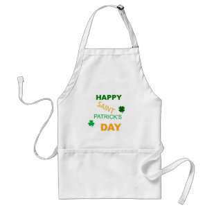 Happy Saint Patrick's Day Standaard Schort