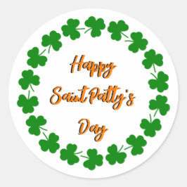 Happy Saint Patty's Day Ronde Sticker