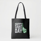 Happy Saint Pet Trick's Day Ice Hockey St Patricks Draagtas (Voorkant)