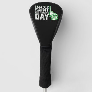 Happy Saint Pet Trick's Day Ice Hockey St Patricks Golfheadcover