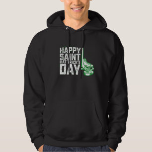 Happy Saint Pet Trick's Day Ice Hockey St Patricks Hoodie
