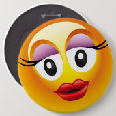 Happy Sally Joy Ronde Button 6,0 Cm (Voorkant /achterkant)