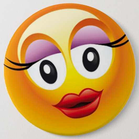 Happy Sally Joy Ronde Button 6,0 Cm (Voorkant)