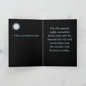 Happy Samhain Full Moon Kaart (Binnen)