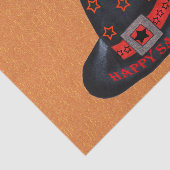 Happy Samhain Witch Hat Stars Magic Wiccan Tissuepapier (Detail)
