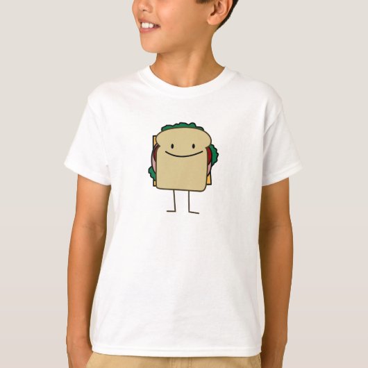 Happy Sandwich T-shirt (Voorkant)