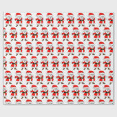 Happy Santa Claus baby Cadeaupapier (Vlak)