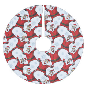 Happy Santa Claus Kerstboom Rok