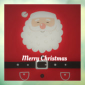 Happy Santa Claus Raamsticker (Vel 3)