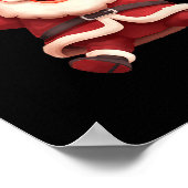 Happy Santa Claus With Drone For Lots And Drones L Poster (Hoek)