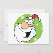 Happy Santa Clause T-shirts en cadeautjes Feestdagenkaart (Voorkant)