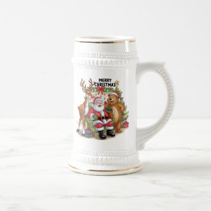 Happy Santa Family Bierpul