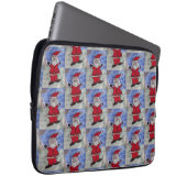 Happy Santa-laptophoes Laptop Sleeve (Voorkant Rechts)