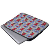 Happy Santa-laptophoes Laptop Sleeve (Voorkant onderkant)