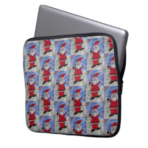 Happy Santa-laptophoes Laptop Sleeve