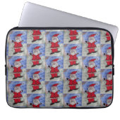 Happy Santa-laptophoes Laptop Sleeve (Voorkant)