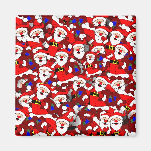 happy santa magnet magneet (Voorkant)