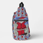 Happy Santa Sling Bag (Voorkant)
