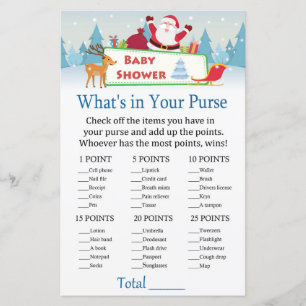 happy santa Wat zit er in je handtas?