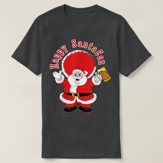 Happy SantaCon speciaal voor t-shirt (Design voorkant)