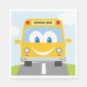 Happy School Bus Servet (Voorkant)