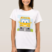 Happy School Bus T-shirt (Voorkant)