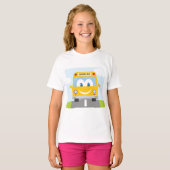 Happy School Bus T-shirt (Voorkant volledig)