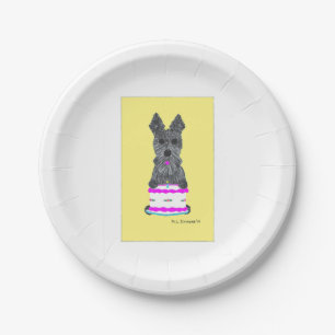 HAPPY SCOTTIE BIRTHDAY PAPIEREN BORDJE