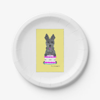 HAPPY SCOTTIE BIRTHDAY PAPIEREN BORDJE