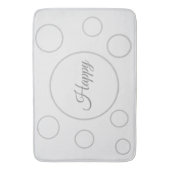 Happy Seamless Circles Badmat (Voorkant Verticaal)