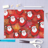 Happy Seamless Santa Claus Pattern Tissuepapier (Craft)