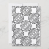 Happy Seasons Carte de voeux avec balle de Noël br (Dos)