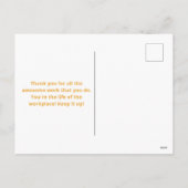 Happy Secretary Day Feestdagenkaart (Achterkant)