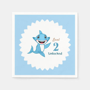 Happy Shark Familie Niveau Twee Servet
