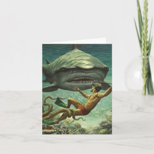 Happy Shark Week-kaart Kaart