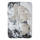 Happy Sheep-familie Badmat (Voorkant Verticaal)