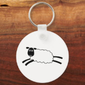 Happy Sheep Sleutelhanger (Voorkant)